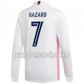 Real Madrid Eden Hazard 7 Domaći Nogometni Dres 2020-2021 Dugim Rukavima